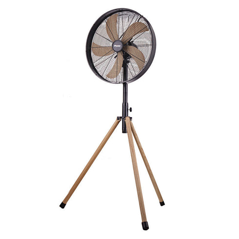 Standing fan PRSF-80580 Primo 18'' 45cm. Metal With Wooden Tripod Black